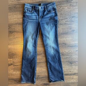 White House Black Market Dark Blue Bootcut Leg Jeans